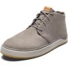 OLUKAI Papaku ‘Ili Men’s Boots, Durable Waterproof Leather, Cozy Quilted Lining, All-Day Underfoot Cushion, Comfort & Wet Grip Rubber Soles(Graphite/Graphite)