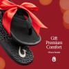 OLUKAI Ohana Men’s Beach Sandals, Water Resistant Flip Flops, Arch Support & Comfort Fit, Lightweight & Durable, Enhanced Grip & Traction, Black/Black, 11