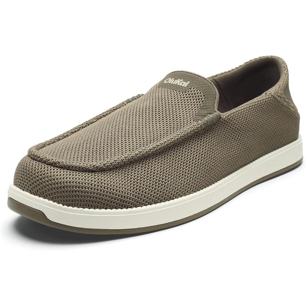 imageOLUKAI Kakaha Mesh Mens Mesh SlipOn Shoes Lightweight ampamp Versatile Everyday Shoe AllDay Wear ampamp Comfortable FitClayClay