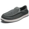 OLUKAI Kakaha Mesh Men’s Mesh Slip-On Shoes, Lightweight & Versatile Everyday Shoe, All-Day Wear & Comfortable Fit(Rock/Rock)