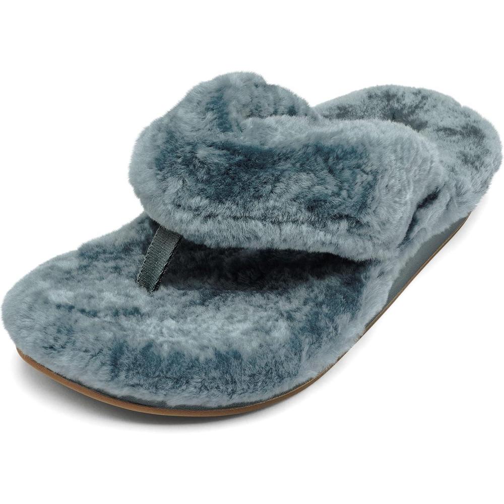 imageOLUKAI Kipea Heu Womens Sandal Slippers Soft ampamp Comfortable ShearlingWrapped Straps Durable Rubber Outsoles for AllDay Wear Causal ampamp Cute Everyday StyleStormStorm
