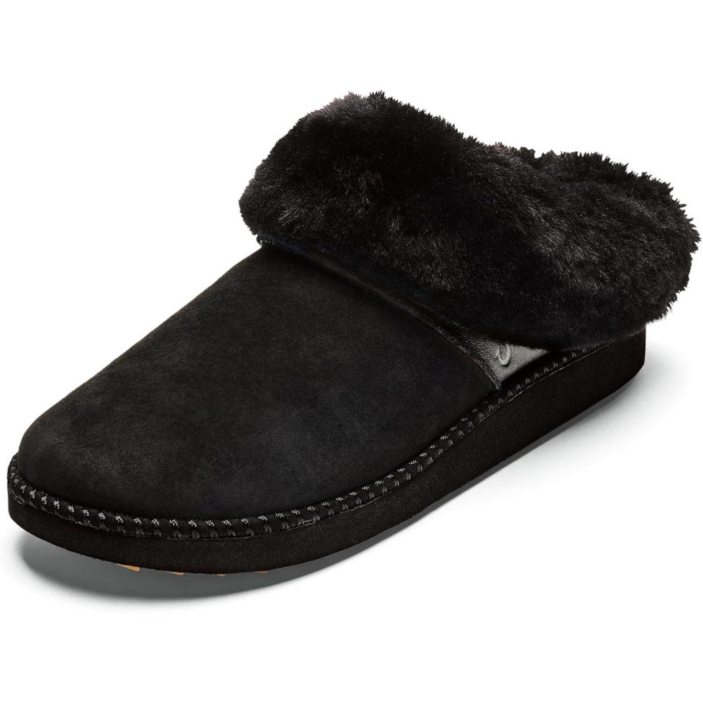 imageOLUKAI Kui Womens Slipper Soft FullGrain Leather ampamp Wool Blend Footbed Wet Grip Soles for Inside ampamp Outside Wear Cute ampamp Comfortable SlipOnLava RockLava Rock