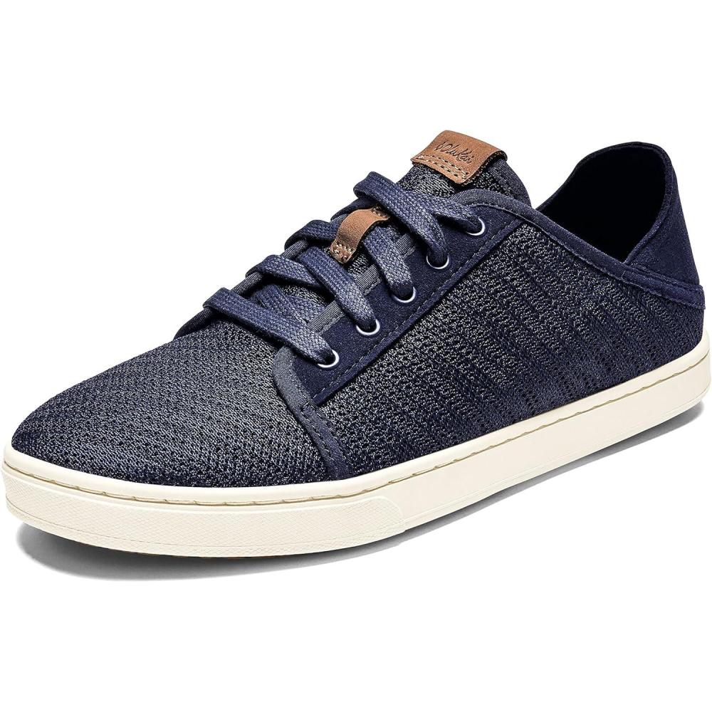 imageOLUKAI Pehuea Li Womens LaceUp Sneakers Casual Everyday Shoes with Dropin Heel Lightweight ampamp Breathable Mesh Design AllDay Comfort ampamp SupportTrench BlueTrench Blue