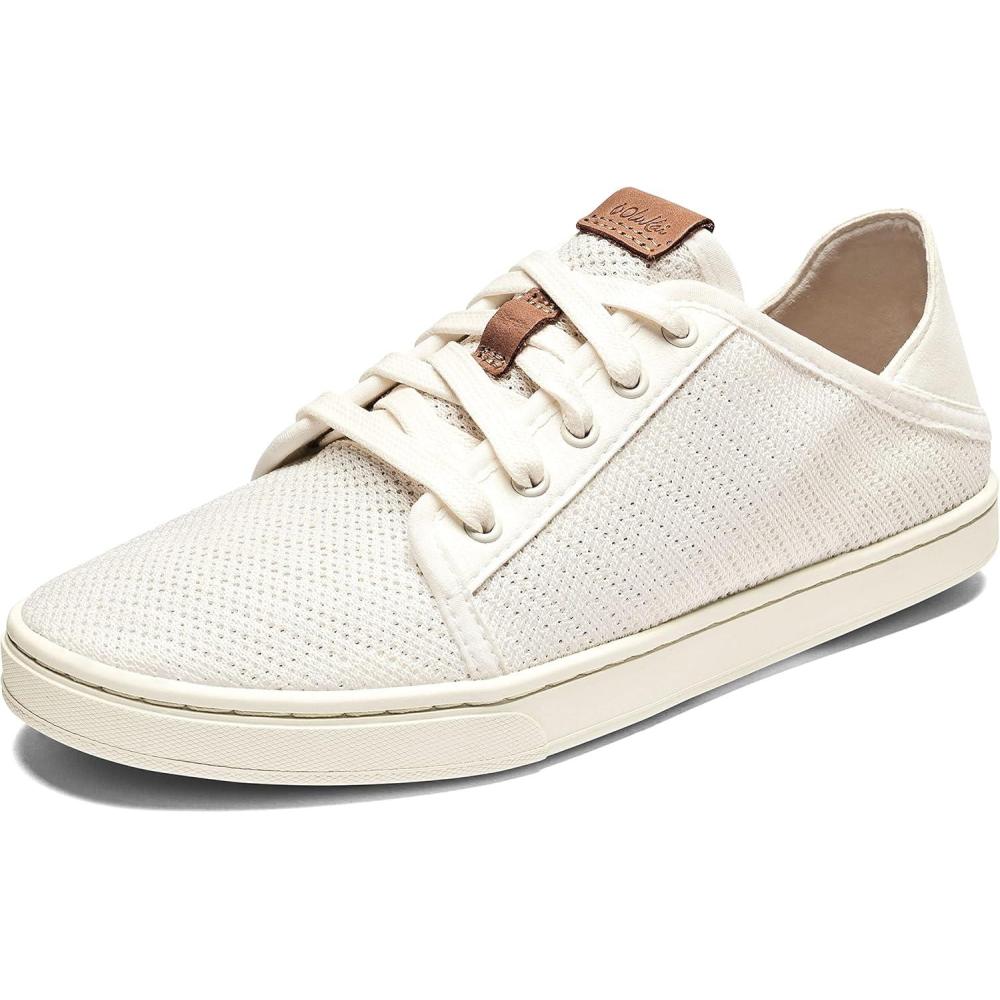 imageOLUKAI Pehuea Li Womens LaceUp Sneakers Casual Everyday Shoes with Dropin Heel Lightweight ampamp Breathable Mesh Design AllDay Comfort ampamp SupportWhiteWhite