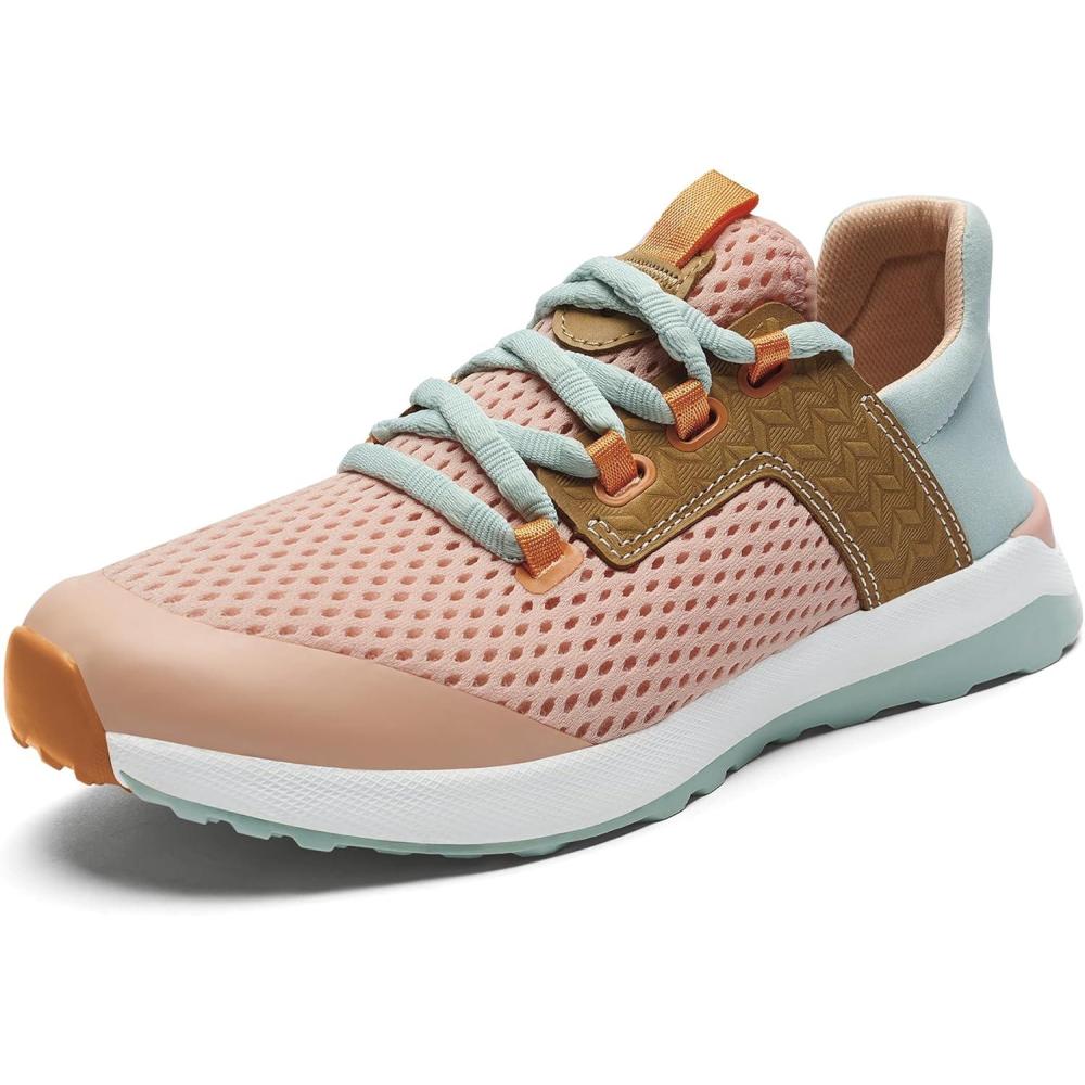 imageOLUKAI Wailuku Womens Athletic Sneakers Lightweight ampamp Breathable Mesh Comfort Fit ampamp Wet Grip Rubber Soles AllDay Comfort ampamp SupportivePeachSwell