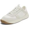 OLUKAI Kaulele Mesh Women’s Court Sneakers, Classic Lace-Up Design & Retro-Inspired, All-Day Comfort & Support(Tapa/White Sand)