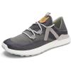 OLUKAI Kawela Women’s Golf Shoes, Spikeless Golf Shoes, Water & Stain Resistant, Leather Details & Easy Slip On, All-Day Comfort & Lightweight(Pavement/Mist Grey)