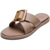 OLUKAI La’i Women’s Slide Sandals, Everyday Shoe & Water-Friendly, All-Day Comfort, Stylish & Durable(Taupe/Taupe)