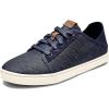 OLUKAI Pehuea Li Women’s Lace-Up Sneakers, Casual Everyday Shoes with Drop-in Heel, Lightweight & Breathable Mesh Design, All-Day Comfort & Support(Trench Blue/Trench Blue)