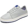 OLUKAI Wailea Women’s Golf Shoes, Spikeless Golf Shoes, Supple Full-Grain Leather & Contoured Footbed, Waterproof & Stain-Resistant(Sterling/Blossom)