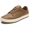 OLUKAI Wailea Women’s Golf Shoes, Spikeless Golf Shoes, Supple Full-Grain Leather & Contoured Footbed, Waterproof & Stain-Resistant(Tan/Tan)