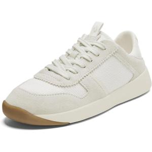 OLUKAI Kaulele Mesh Women’s Court Sneakers, Classic Lace-Up Design & Retro-Inspired, All-Day Comfort & Support(Tapa/White Sand)