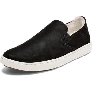OLUKAI Pehuea Cozy Women’s Leather Slip-On Shoes, Easy On & Off Design, Soft & Premium Materials, All-Day Comfort & Support(Lava Rock/Lava Rock)