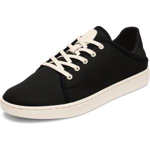 OLUKAI Pehuea Li Women’s Lace-Up Sneakers, Casual Everyday Shoes with Drop-in Heel, Lightweight & Breathable Mesh Design, All-Day Comfort & Support(Black/White Sand)