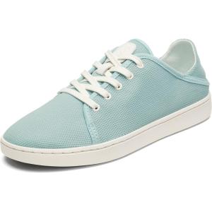 OLUKAI Pehuea Li Women’s Lace-Up Sneakers, Casual Everyday Shoes with Drop-in Heel, Lightweight & Breathable Mesh Design, All-Day Comfort & Support(Swell/White Sand)