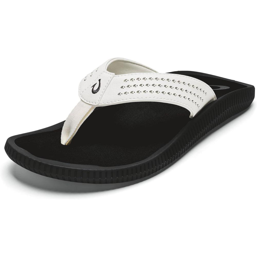 imageOLUKAI mens Ulele GolfWhiteLava Rock