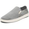OLUKAI Pehuea Luxe Women’s Suede Slip-On Shoes, Easy On & Off Design, Soft & Premium Materials, All-Day Comfort & Support(Ash/Ash)