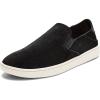 OLUKAI Pehuea Luxe Women’s Suede Slip-On Shoes, Easy On & Off Design, Soft & Premium Materials, All-Day Comfort & Support(Lava Rock/Lava Rock)
