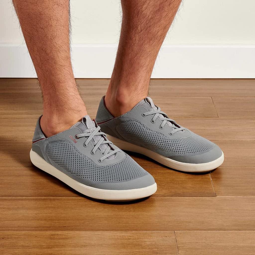 imageOLUKAI Moku Pae Mens Boat Shoes Water Resistant ampamp Breathable Mesh Easy Slip On Design QuickDrying ampamp Enhanced Traction PoiRed Ochre 11