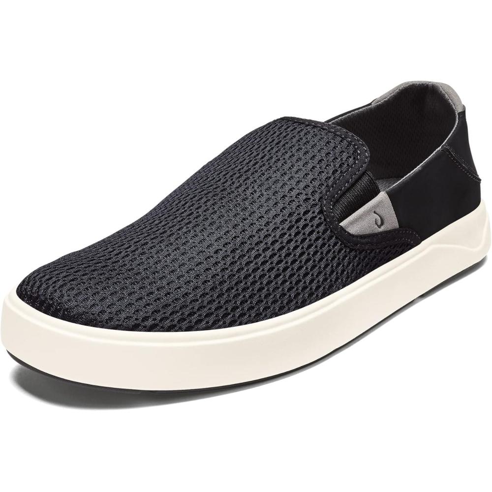 imageOLUKAI Laeahi Mens Slip On Shoes Versatile ampamp Casual Everyday Sneaker Lightweight ampamp Breathable Mesh AllDay Wear ampamp ComfortBlackBlack