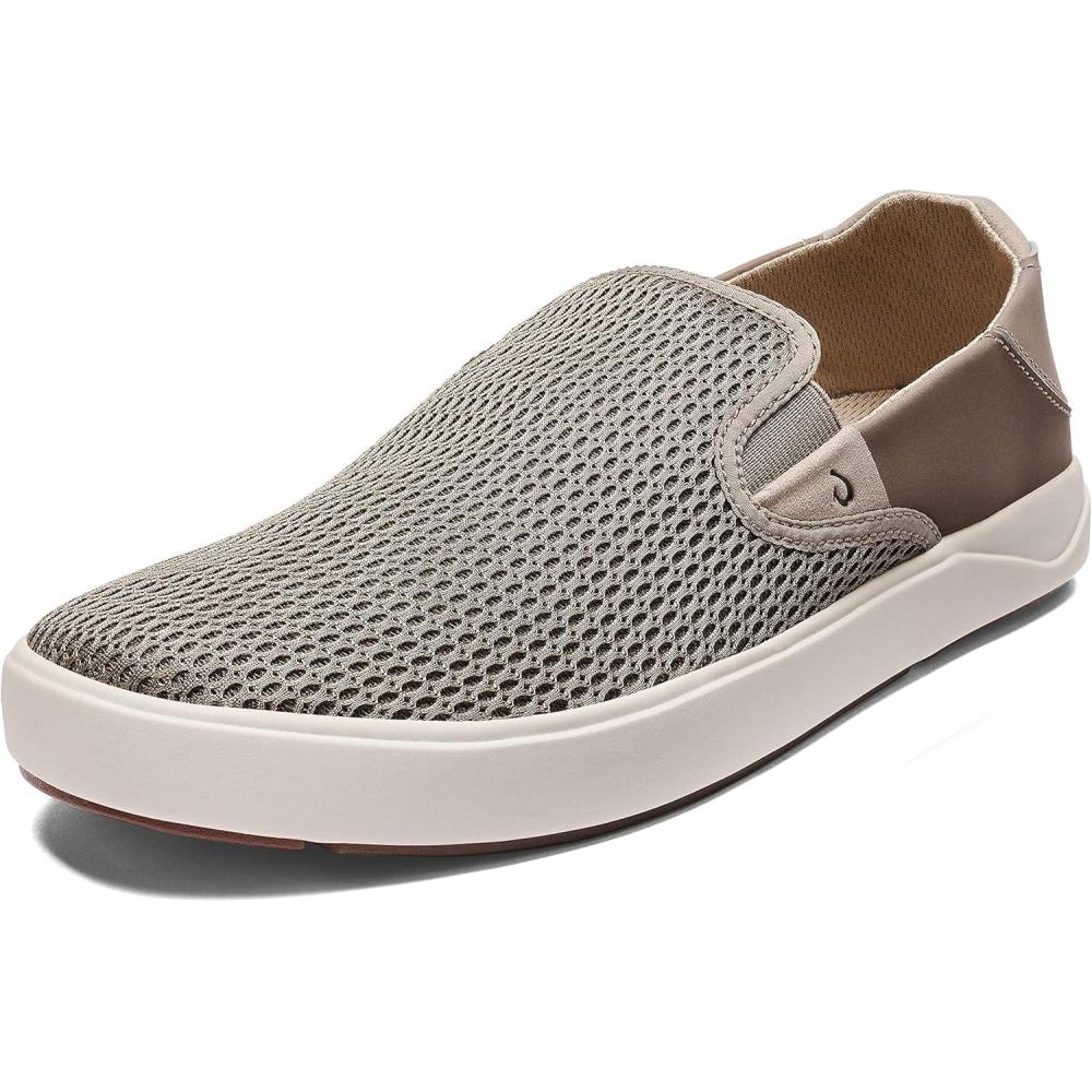 imageOLUKAI Laeahi Mens Slip On Shoes Versatile ampamp Casual Everyday Sneaker Lightweight ampamp Breathable Mesh AllDay Wear ampamp ComfortClayClay
