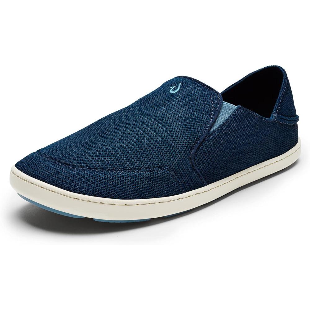 imageOLUKAI Nohea Mesh Mens Slip On Sneakers Lightweight ampamp Breathable Shoes for Everyday Wear AllWeather ampamp Enhanced TractionMoonlit OceanBlissful Blue