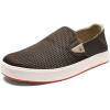 OLUKAI Lae’ahi Men’s Slip On Shoes, Versatile & Casual Everyday Sneaker, Lightweight & Breathable Mesh, All-Day Wear & Comfort(Kona/Kona)
