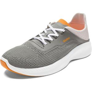 OLUKAI Island Hopper Men’s Sneakers, Travel Ready & Versatile Athletic Shoes, Soft & Breathable Knit Fabric, Drop-in Heel Design(Storm Grey/Storm Grey)