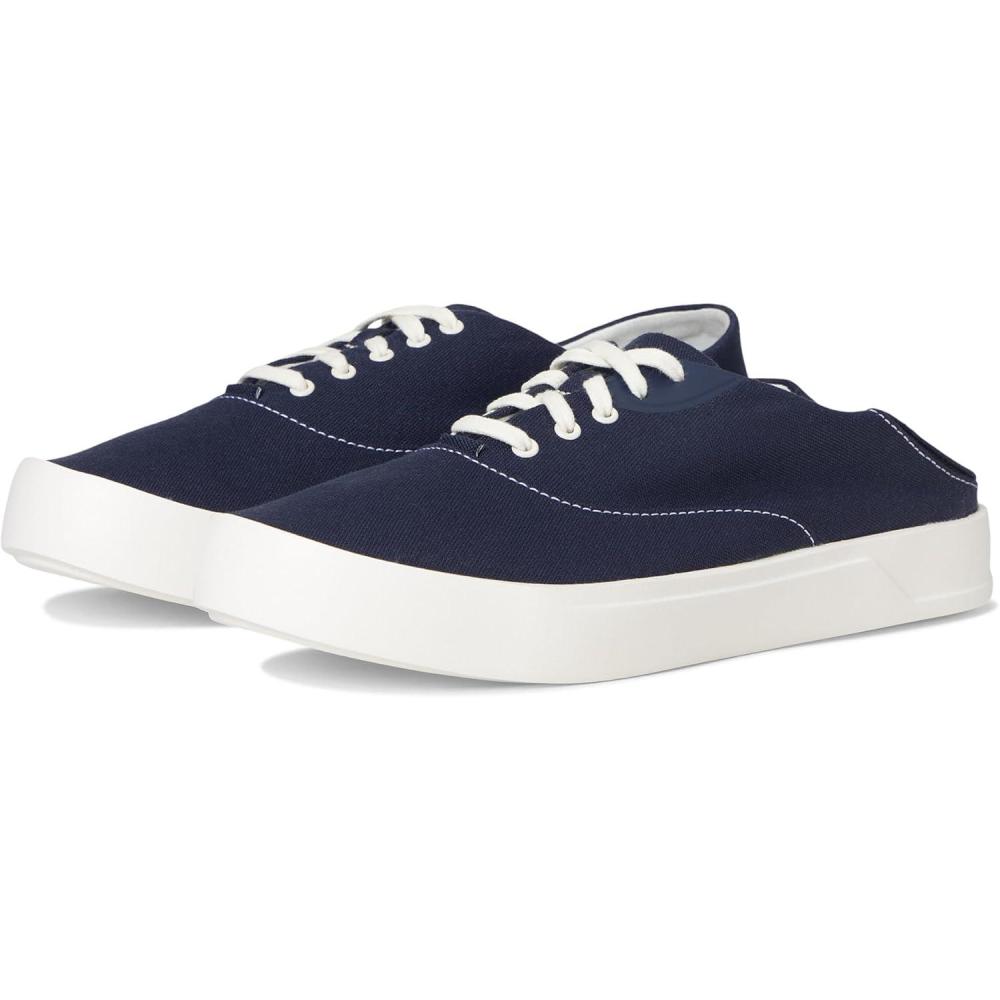 imageOLUKAI Tradewind Mens Everyday Sneaker Lightweight Canvas ampamp Classic LaceUp Design AllDay Comfort ampamp SupportMood IndigoMood Indigo