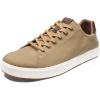 OLUKAI Lae’ahi Li Men’s Sneakers, Drop-in Heel & All-Day Comfort, Breathable Lining, Waxed Canvas(Khaki/Khaki)