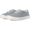 OLUKAI Tradewind Men’s Everyday Sneaker, Lightweight Canvas & Classic Lace-Up Design, All-Day Comfort & Support(Cooler Grey/Cooler Grey 1)