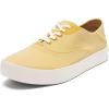 OLUKAI Tradewind Men’s Everyday Sneaker, Lightweight Canvas & Classic Lace-Up Design, All-Day Comfort & Support(Solar Glow/Solar Glow)