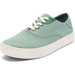 OLUKAI Tradewind Men’s Everyday Sneaker, Lightweight Canvas & Classic Lace-Up Design, All-Day Comfort & Support(Bamboo/Bamboo)
