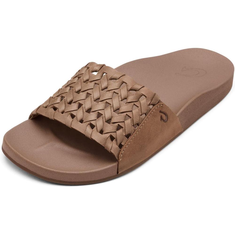 imageOLUKAI Kamola Womens Slide Sandal Everyday Stylish Shoe AllDay Wear ampamp Comfortable FitTanTan