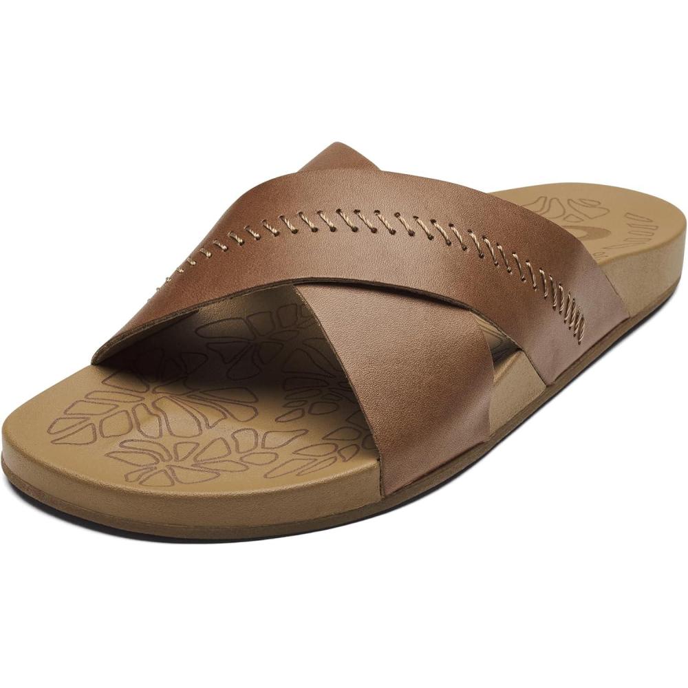 imageOLUKAI Kipea Olu Womens Slide Sandal Premium Leather Relaxed ampamp Dressy Design For Any Occasion AllDay Comfort ampamp FitSaharaSahara