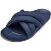 OLUKAI Hila Women’s Beach Sandal, Water-Friendly Flip-Flop Slides, All-Day Wear & Ultra-Soft Comfort Fit(Moonlit Ocean/Moonlit Ocean)