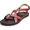 OLUKAI Upena Women’s Strappy Beach Sandal, Lightweight & Durable Design, Water Resistant Slides for All-Day Comfort & Style(Cedarwood/Dark Java)