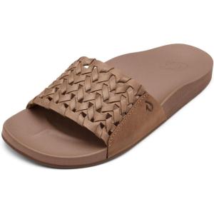 OLUKAI Kamola Women’s Slide Sandal, Everyday Stylish Shoe, All-Day Wear & Comfortable Fit(Tan/Tan)