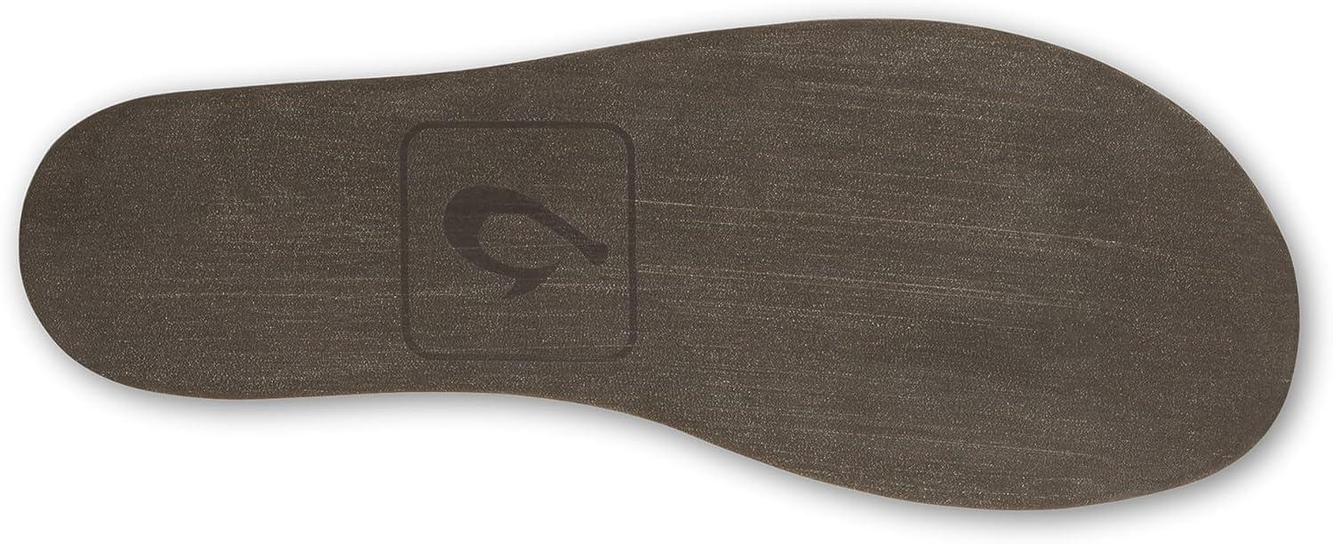 image:imageOLUKAI Moloa Slipper Mens Premium Leather SlipOn Shoes Soft Genuine Shearling Lining amp Gel Insert DropIn Heel amp AllDay ComfortSharkskinSharkskin