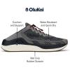 OLUKAI ‘Ahi Men’s Performance Marine Shoes, Water-Ready Sneakers with Customized Lacing Fit, Lightweight & Breathable, Enhanced Grip & Traction(Rock/Ash)