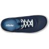 OLUKAI ‘Ahi Men’s Performance Marine Shoes, Water-Ready Sneakers with Customized Lacing Fit, Lightweight & Breathable, Enhanced Grip & Traction(Trench Blue/Off White)