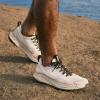 OLUKAI Makiki Men’s All-Terrain Athletic Shoes, Durable Sneakers for Versatile Wear, Lightweight & Breathable, All-Day Comfort & Wear(White Sand/Tapa)
