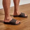 OLUKAI Nalu Slide Men’s Versatile Slide Sandals, Water-Friendly & Adjustable Straps, Lightweight & Durable, All-Day Comfort & Support(Dk Java/Dk Java)