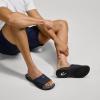 OLUKAI Nalu Slide Men’s Versatile Slide Sandals, Water-Friendly & Adjustable Straps, Lightweight & Durable, All-Day Comfort & Support(Trench Blue/Charcoal)