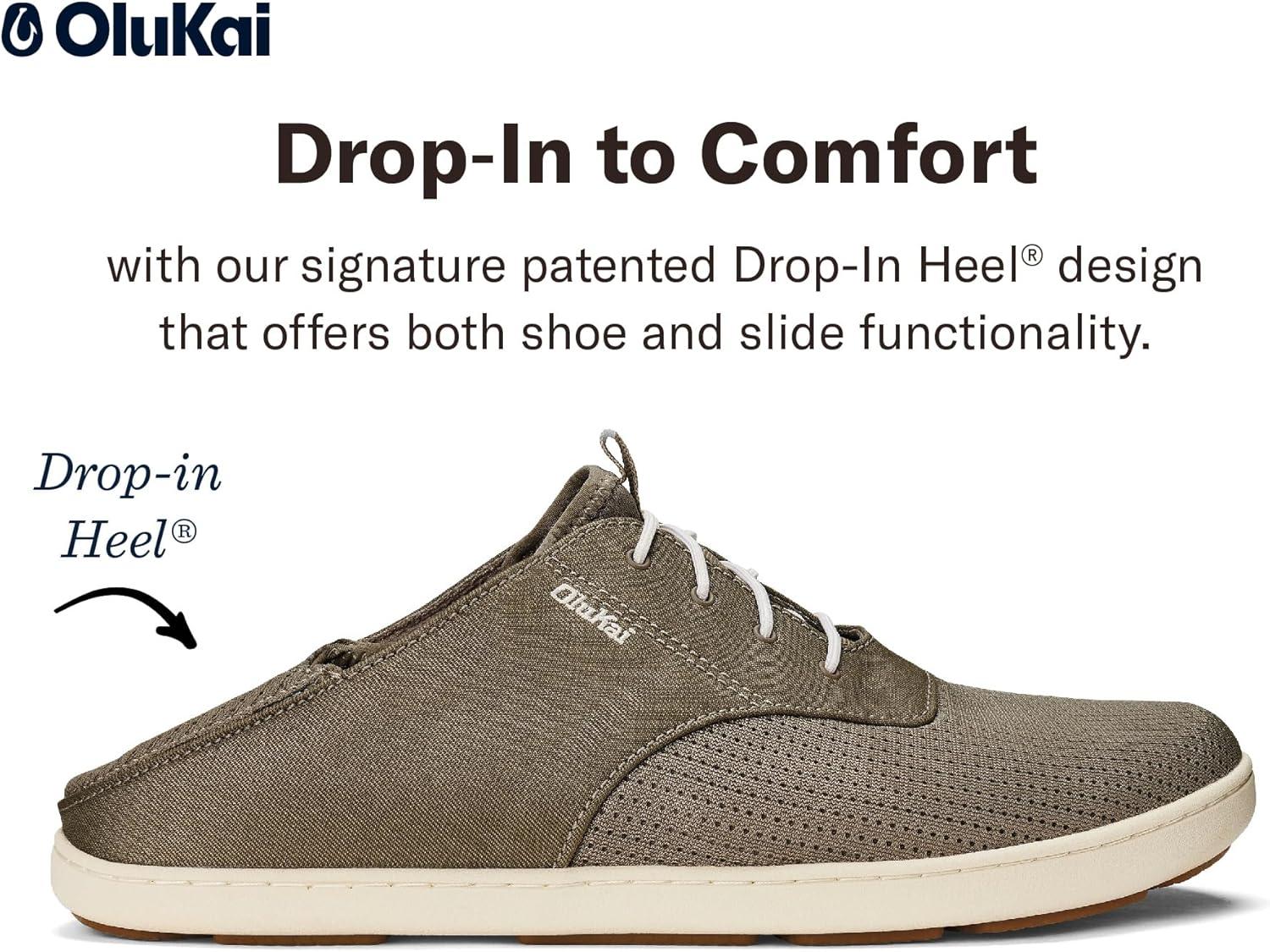 image:imageOLUKAI Nohea Moku Mens No Tie Boat Shoes Breathable amp Quick Dry Mesh Effortless Design amp Barefoot Wearability AllDay Comfort amp SupportClayTapa