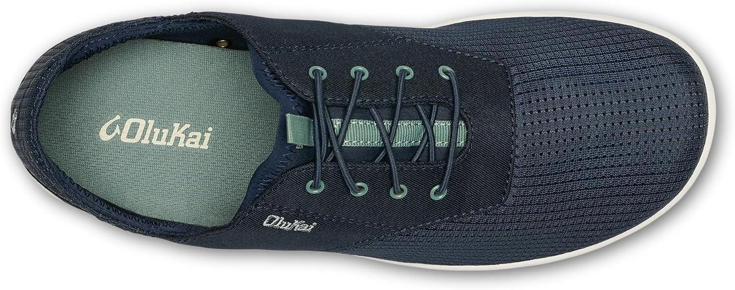 image:imageOLUKAI Nohea Moku Mens No Tie Boat Shoes Breathable amp Quick Dry Mesh Effortless Design amp Barefoot Wearability AllDay Comfort amp SupportMood IndigoMood
