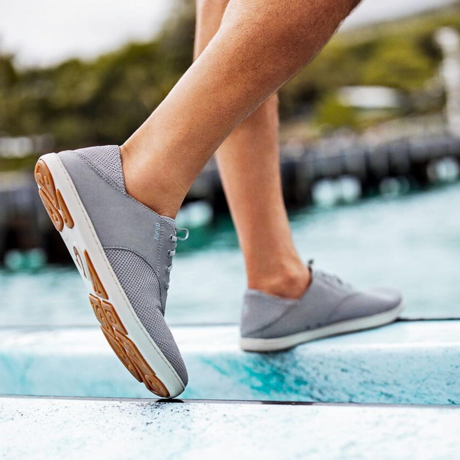 image:imageOLUKAI Nohea Moku Mens No Tie Boat Shoes Breathable amp Quick Dry Mesh Effortless Design amp Barefoot Wearability AllDay Comfort amp SupportRockMustang