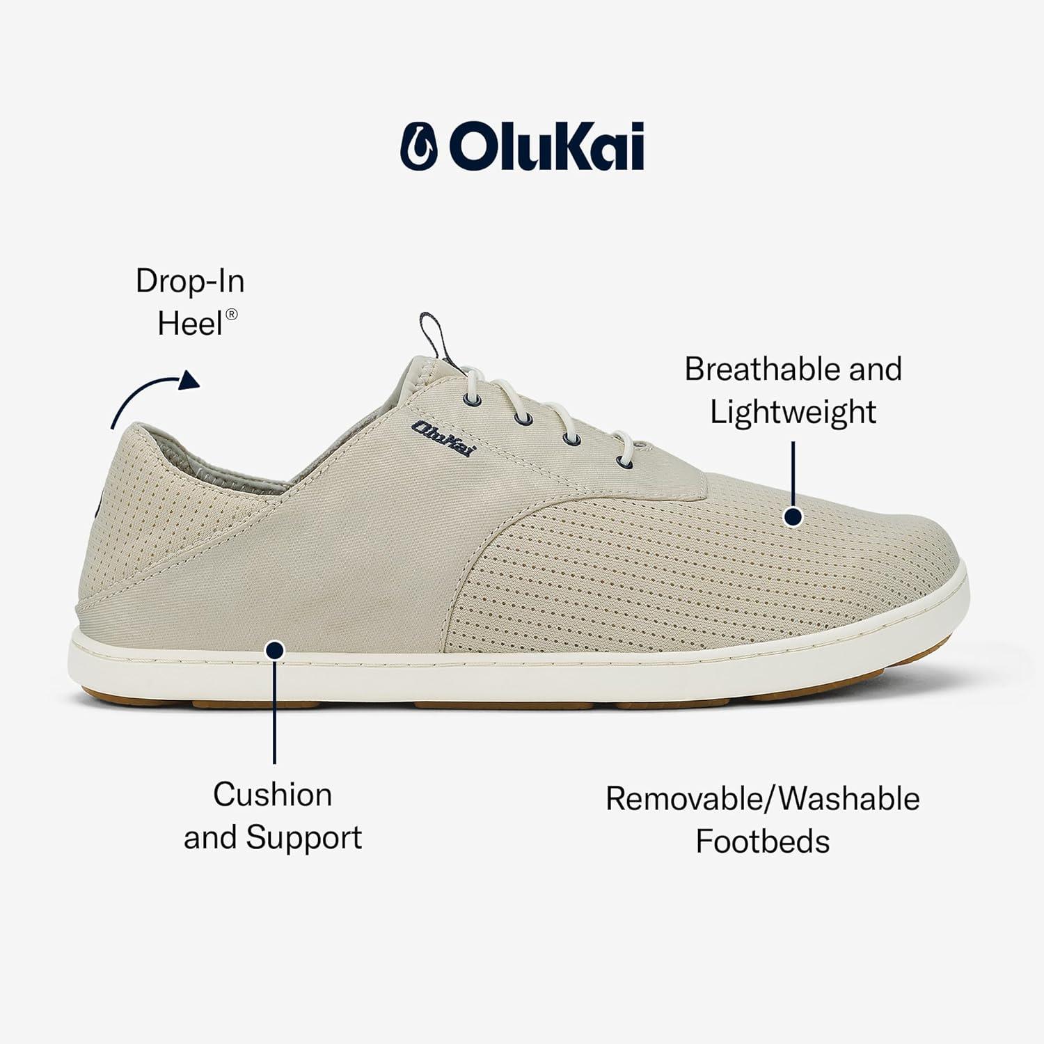 image:imageOLUKAI Nohea Moku Mens No Tie Boat Shoes Breathable amp Quick Dry Mesh Effortless Design amp Barefoot Wearability AllDay Comfort amp SupportTapaTapa