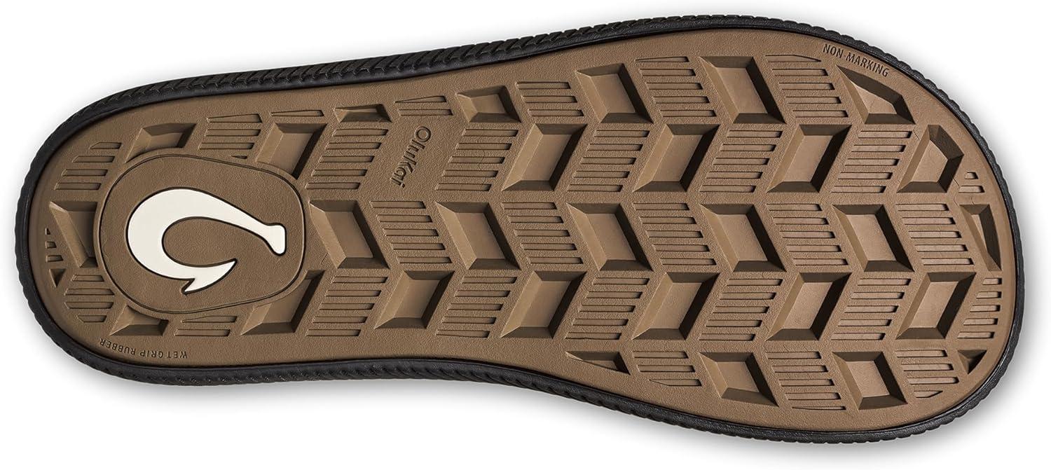 image:imageOLUKAI Ulele Mens Beach Sandals Water Resistant Flip Flops Arch Support amp Comfort Fit Lightweight amp Durable Enhanced Grip amp TractionBlue FogLava Rock