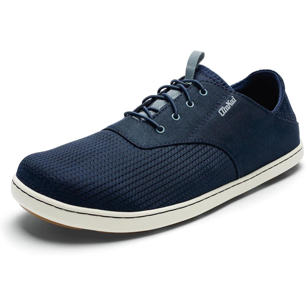 image:imageOLUKAI Nohea Moku Mens No Tie Boat Shoes Breathable amp Quick Dry Mesh Effortless Design amp Barefoot Wearability AllDay Comfort amp SupportMood IndigoMood